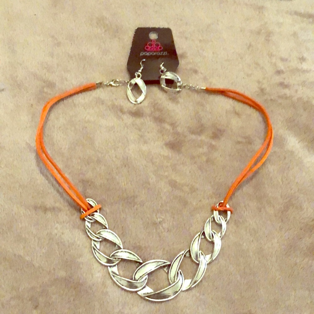 Necklace and earrings